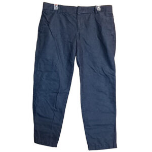 Women's J. Crew Oxford Scout Pants Size 8 Blue Capris